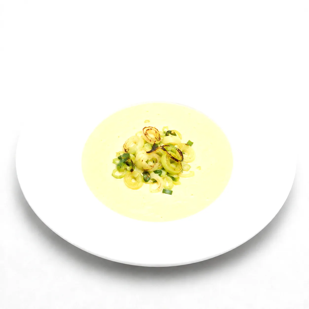 Käse-Lauch-Suppe