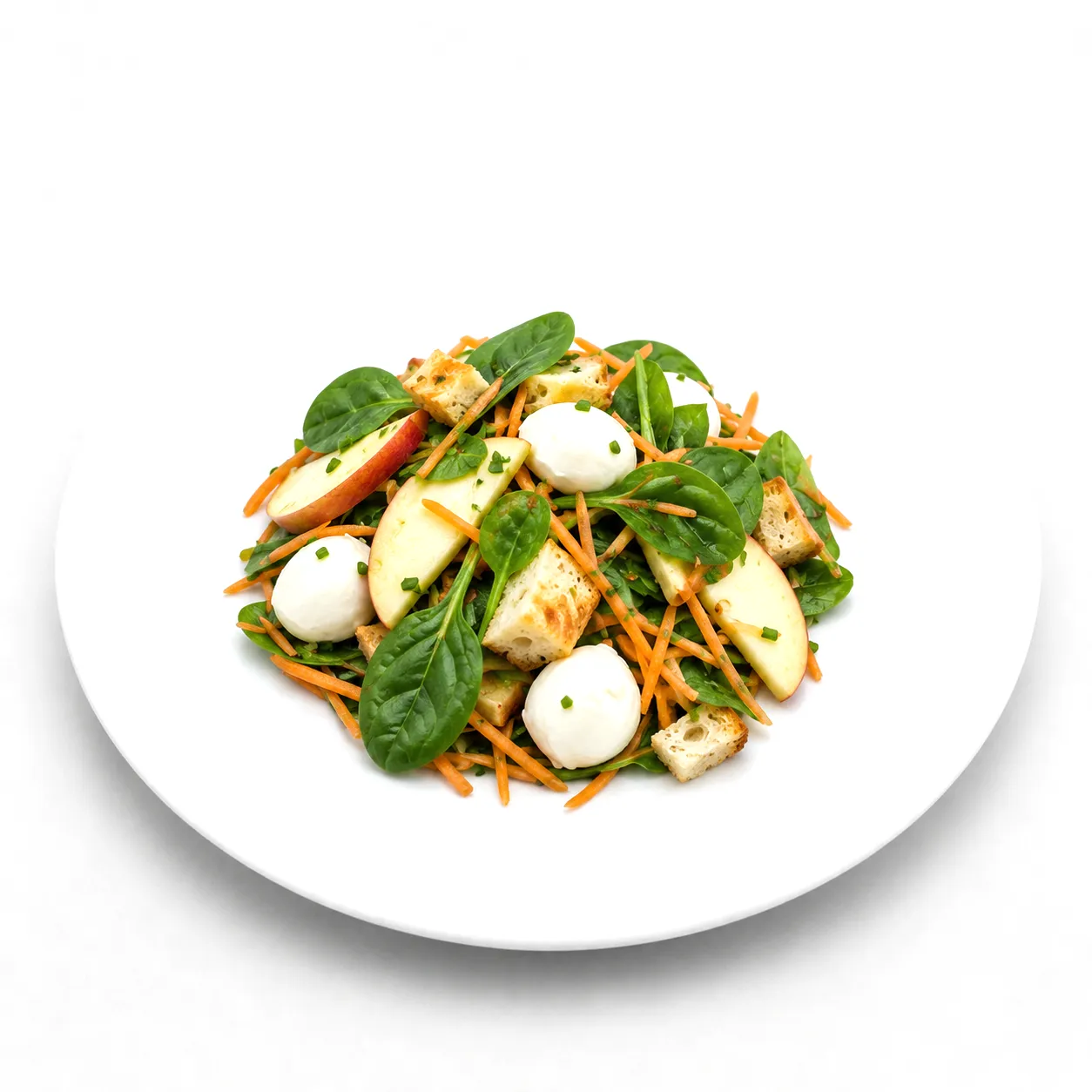 Omas Garten-Salat mit Mozzarella